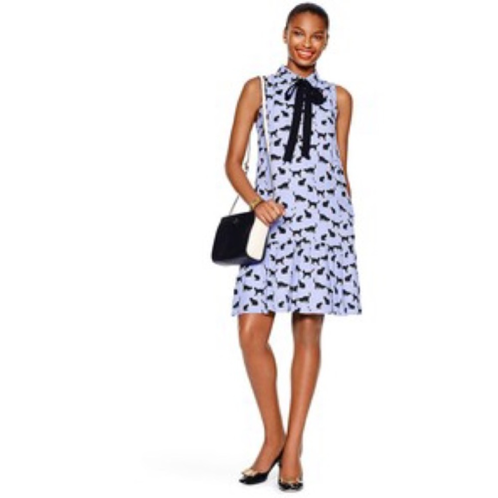 Kate Spade cats and cream dress